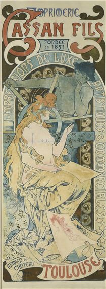 Imprimerie Cassan Fils lithographic poster in color