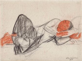 Reclining Indochinese - André Maire