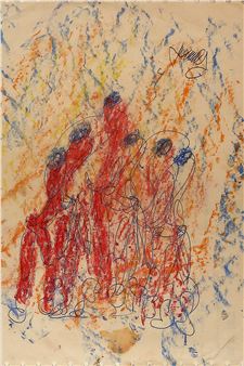 Six figures - Purvis Young