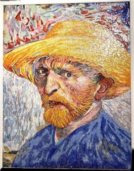 HAND CUT GLASS TILED MOSAIC OF VAN GOGH - Vincent van Gogh