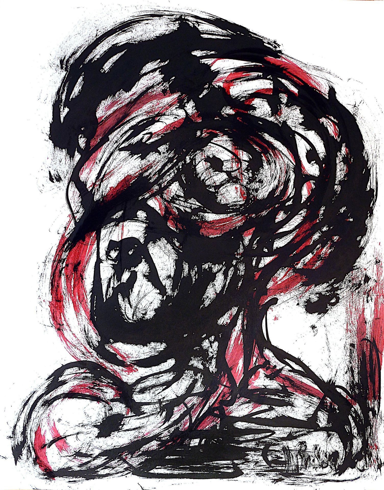 Artwork by Jean-Paul Muslin, Sans titre, Made of ink on paper