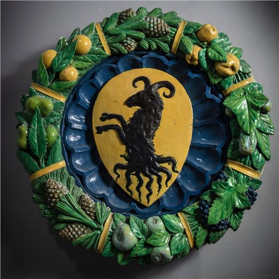 Stemma of the Fortebracci family - Andrea della Robbia