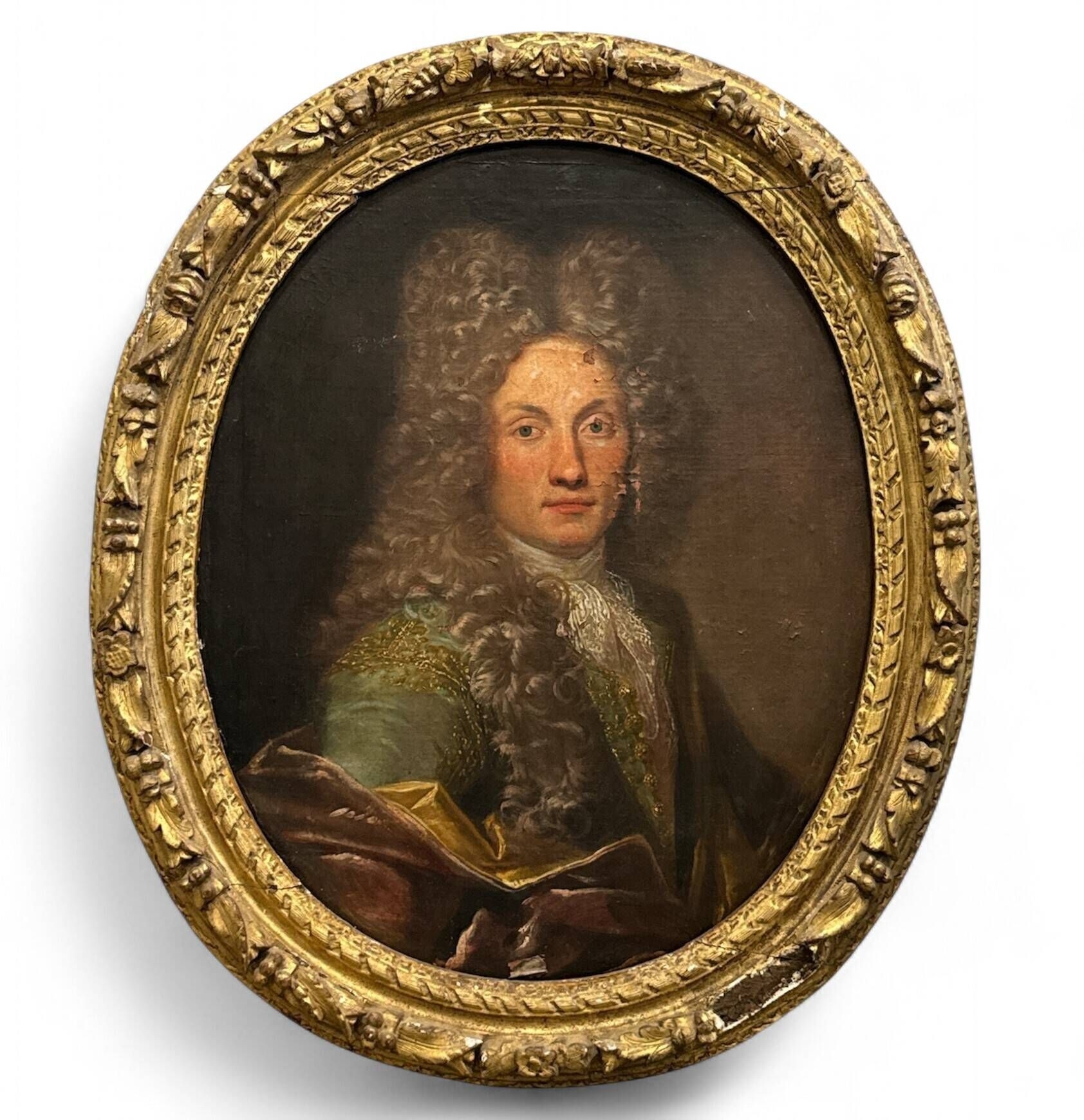 French School, 18th Century | Portrait of a man (Early 18th Century ...