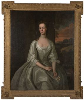 Portrait of Martha, 1st Countess Aldborough - Irish School, 17th Century