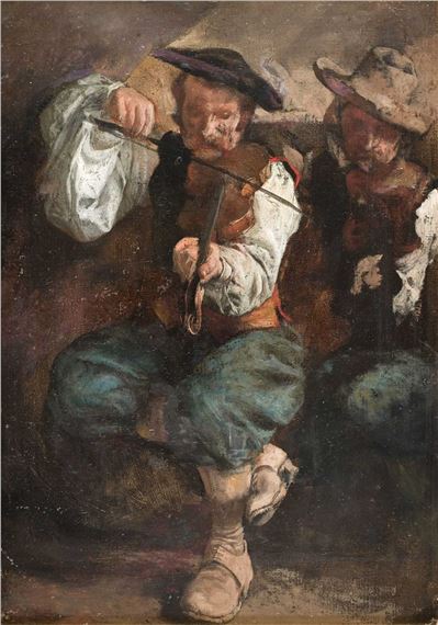 The Two Musicians - William John Wainwright