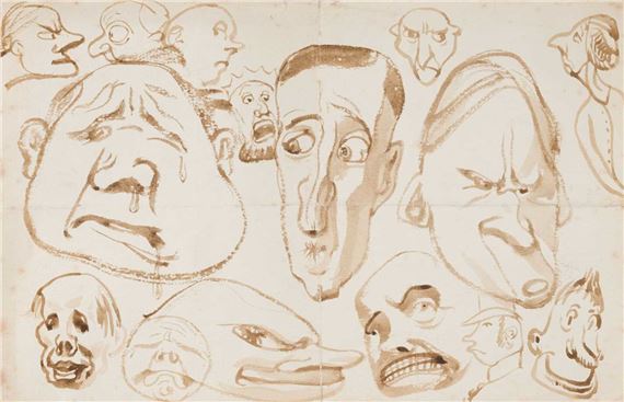 A group of caricatures - John Bulloch Souter