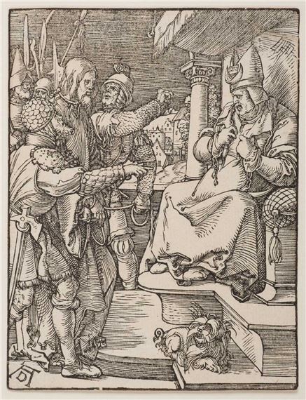 Christ before Caiaphas - Albrecht Dürer