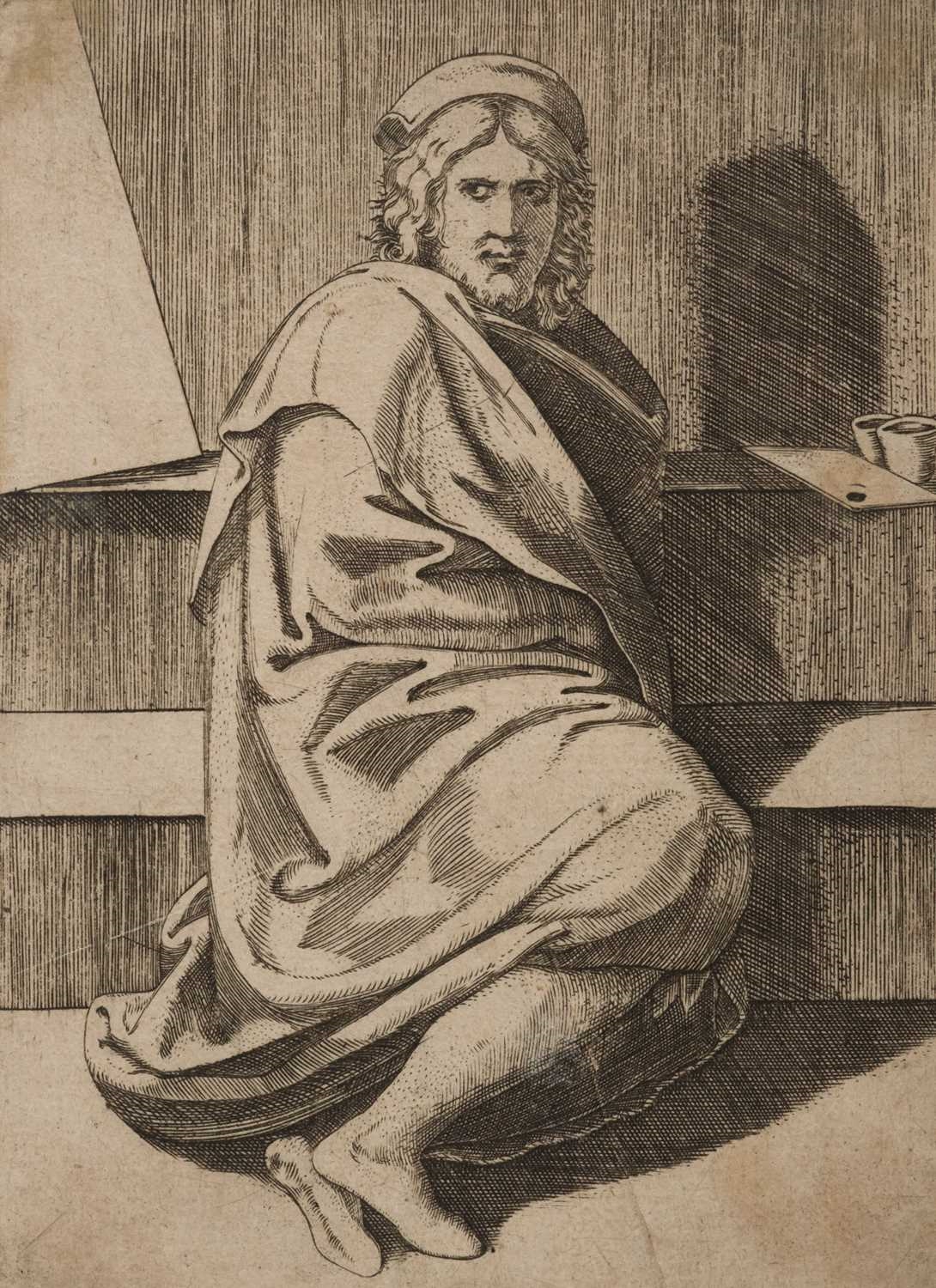 Marcantonio Raimondi | Portrait of Raphael | MutualArt