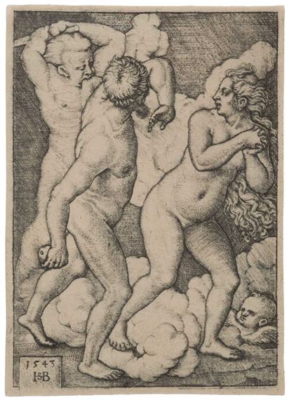 The Expulsion from Paradise - Hans Sebald Beham