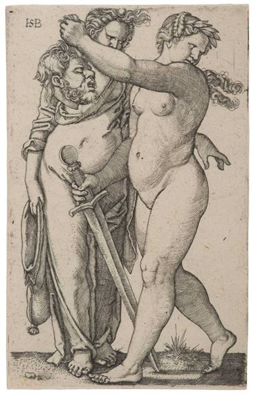 Judith to the right of her Servant - Hans Sebald Beham