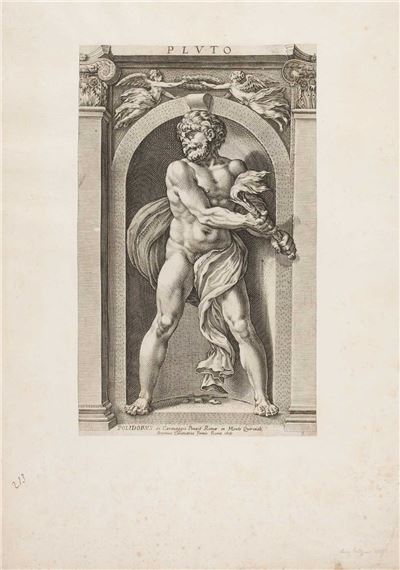 Sol, & Pluto, from Eight Deities - Hendrick Goltzius