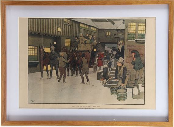 Snowed up on christmas eve - Cecil Aldin