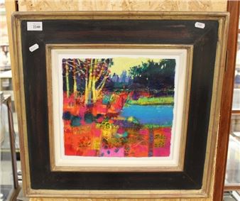 Modern Mixed Media Painting