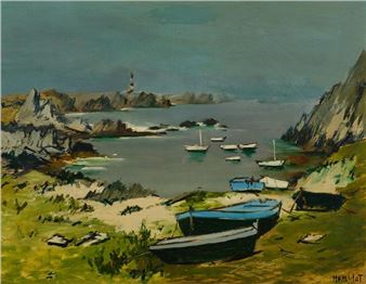 Fishermen's boats in the cove