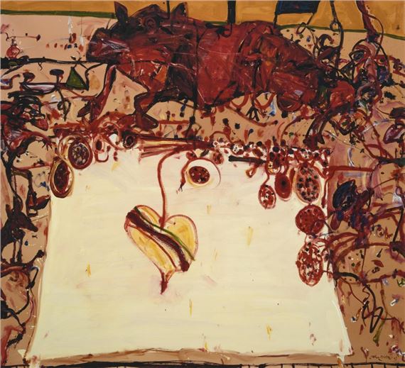 La Fiesta for Making Sausages by John Olsen