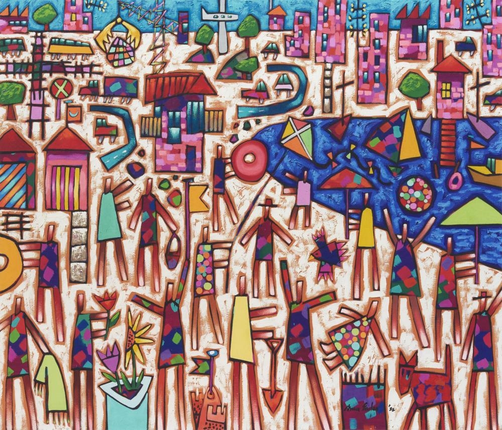 Artwork by Bruce Earles, Beach Castle Bay, Made of Archival Pigment Print