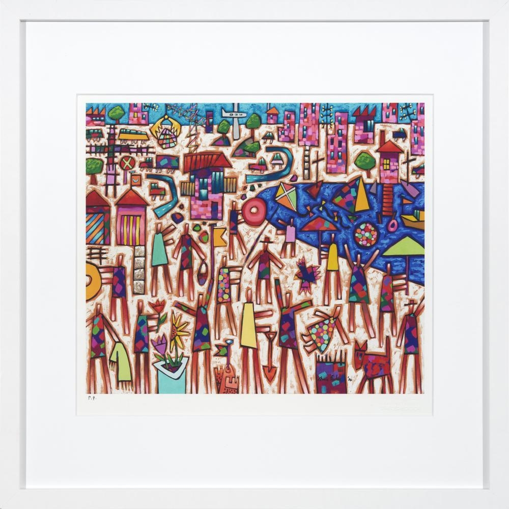 Artwork by Bruce Earles, Beach Castle Bay, Made of Archival Pigment Print