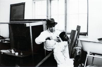 Artwork by Joseph Beuys, Drei Fotografien, Made of Fotografie