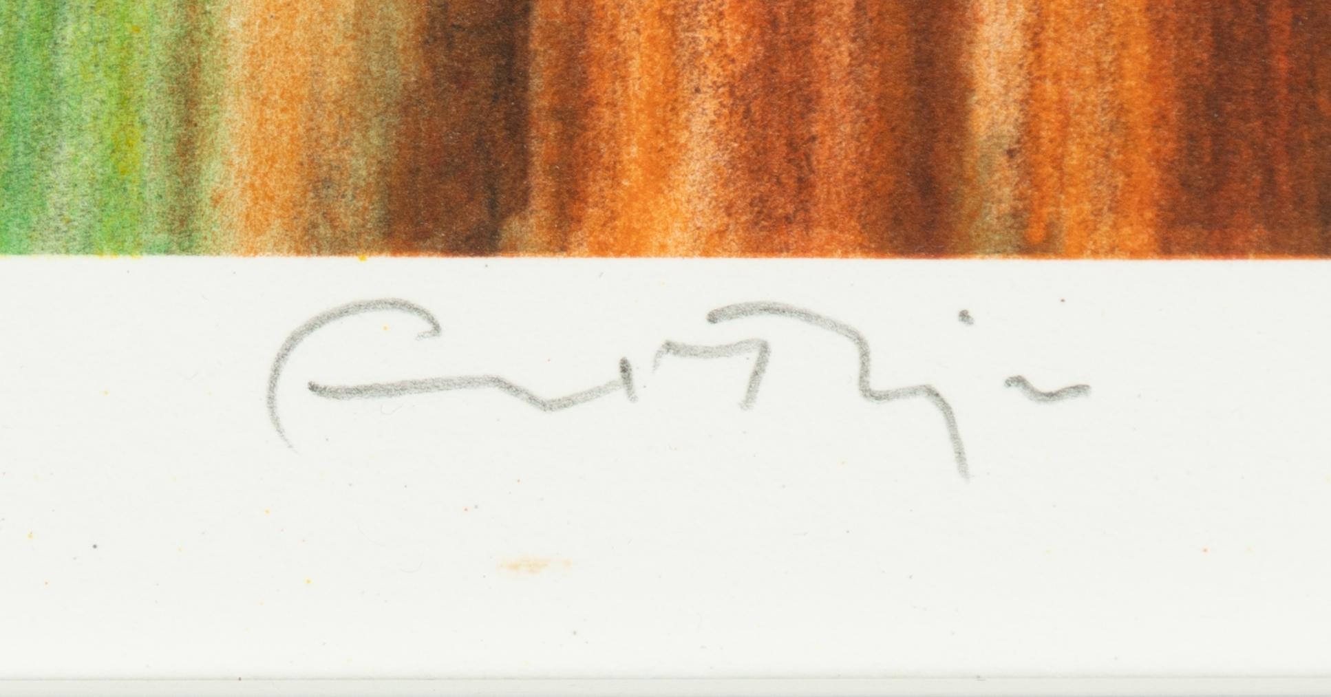 Artwork by Ernst Billgren, Äggvakt, Made of Colour Lithograph