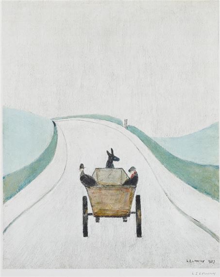 The Cart by Laurence Stephen Lowry, 1929