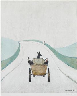The Cart - Laurence Stephen Lowry