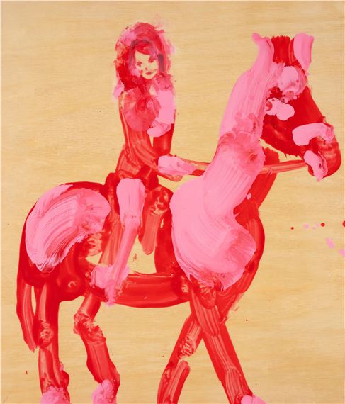 Pink Horse by Ilona Szalay, circa 2021