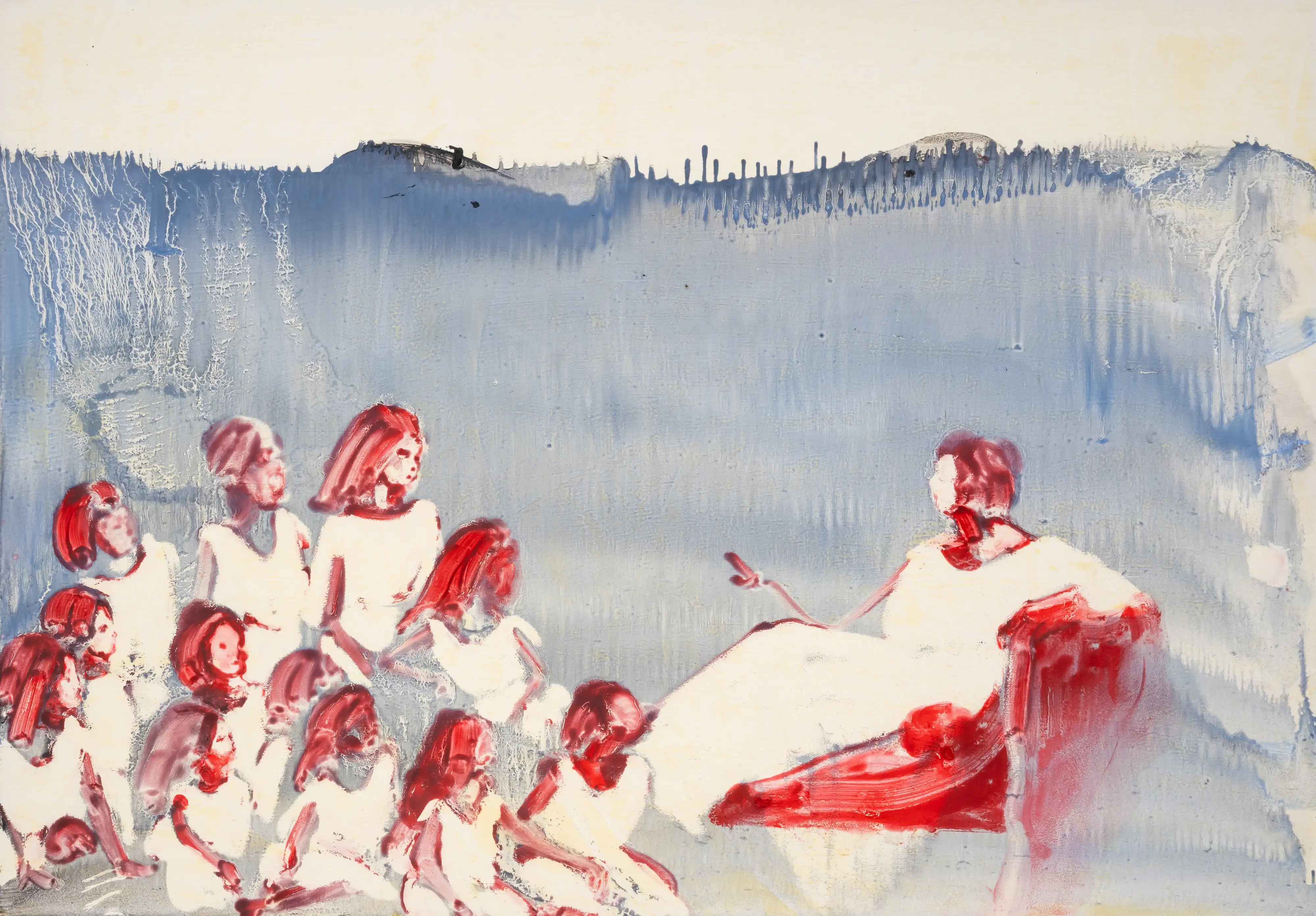 Artwork by Ilona Szalay, Instruction, Made of Oil On Panel