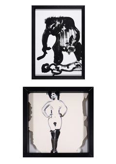 Monochrome Series 17; Standing Figure - Ilona Szalay