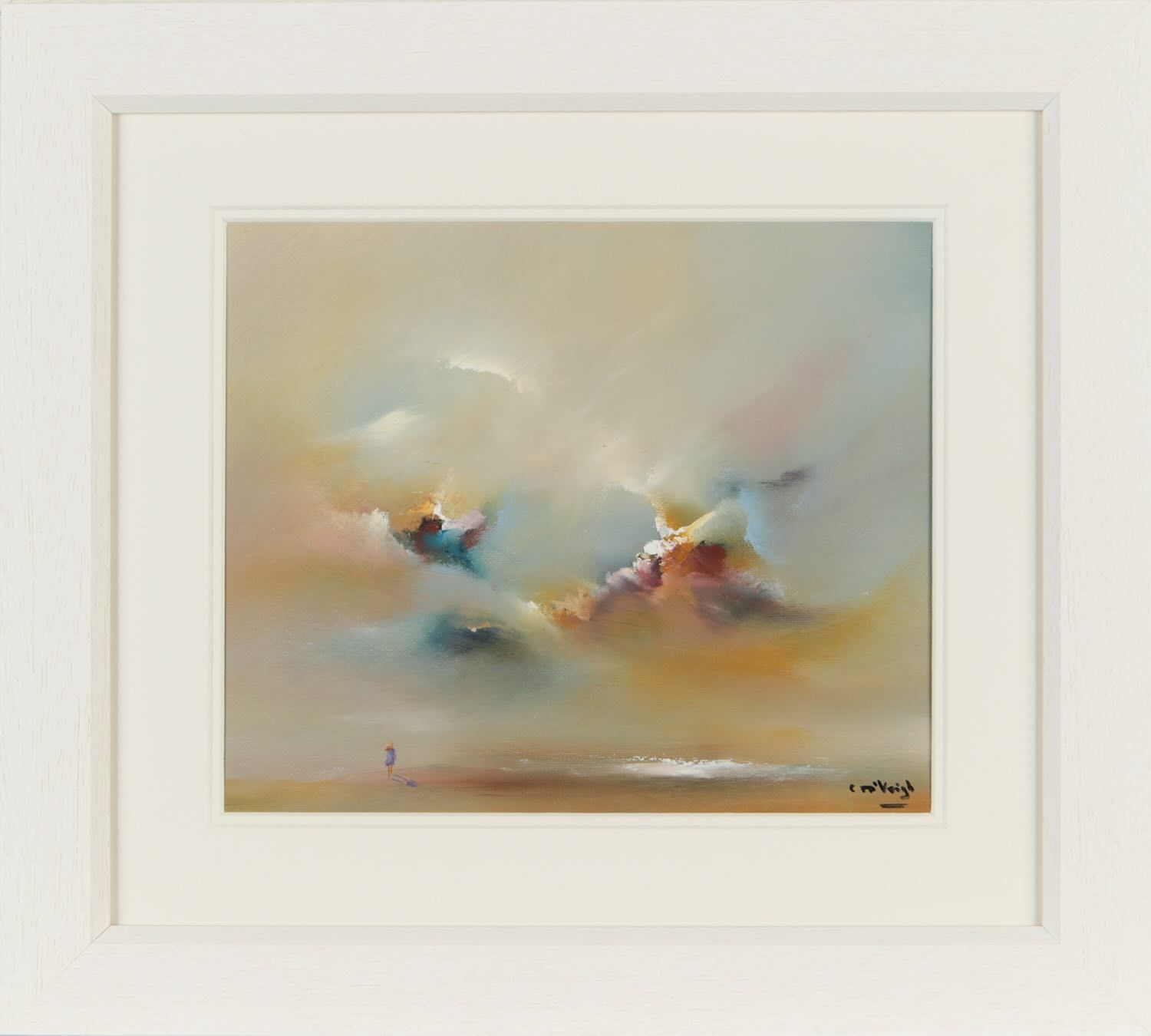 Artwork by Caroline McVeigh, BE AT PEACE, Made of Oil On Board