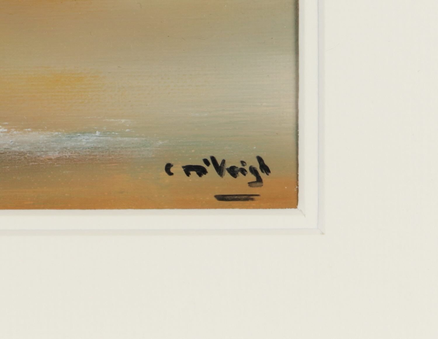 Artwork by Caroline McVeigh, BE AT PEACE, Made of Oil On Board