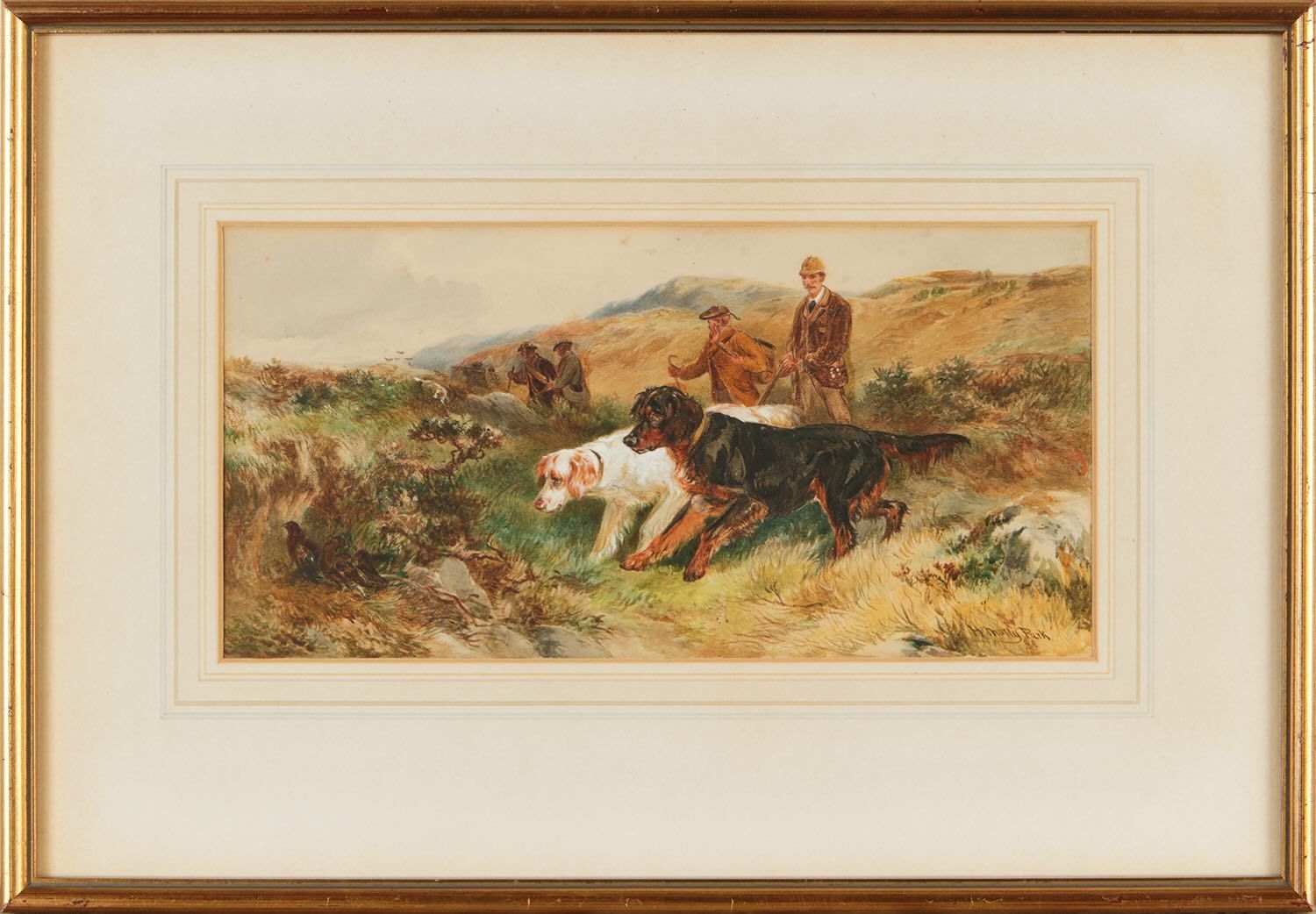 Artwork by H Molly Park, GUN DOGS, Made of Watercolour Drawing