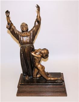 Die Versuchung des Hl. Antonius durch “irdische Lüste” - Wilhelm Gösser