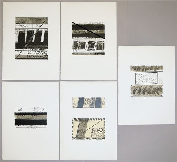 Abstrakte Kompositionen - Otto Herbert Hajek