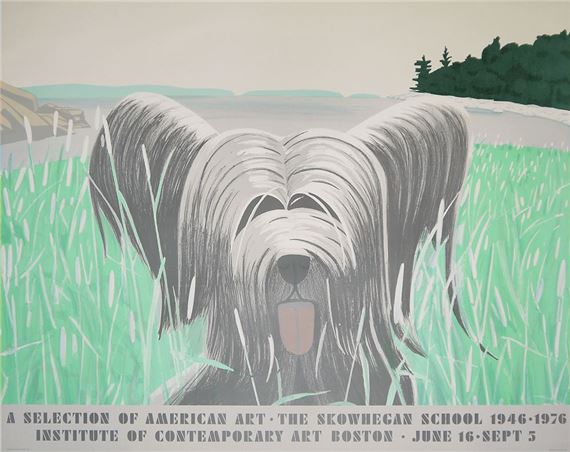 “Dog At Duck Trap” - Alex Katz