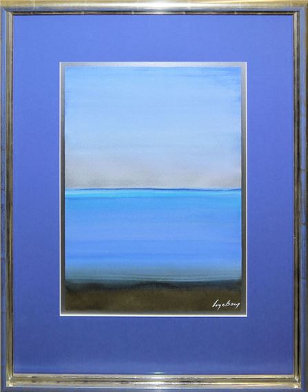 Meerlandschaft und abstrakte Komposition - Karl Vogelsang