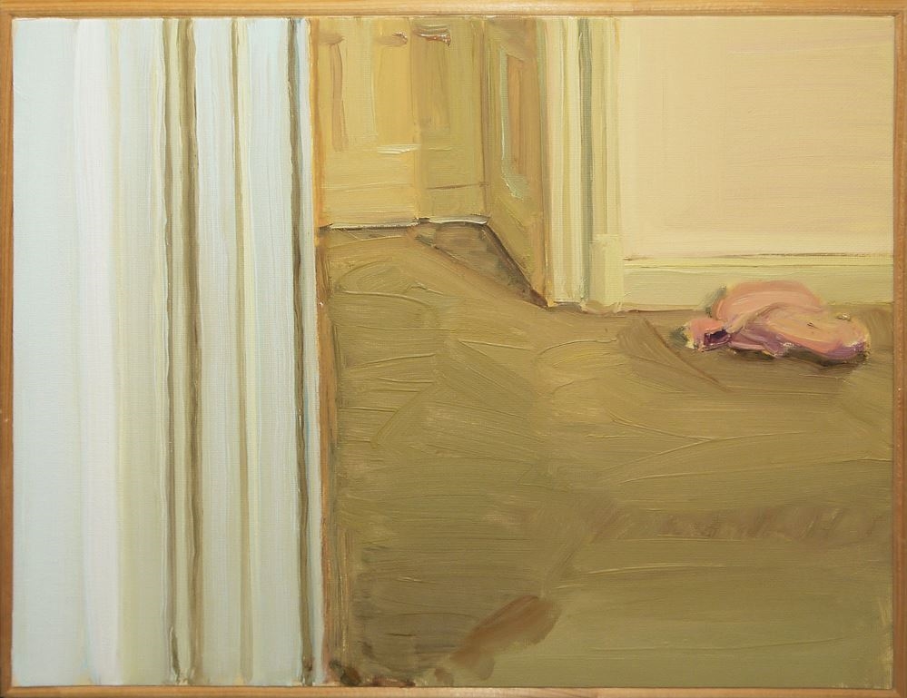 Artwork by Mathias Weis, “Ganz normale Tage”, Made of Öl/Platte