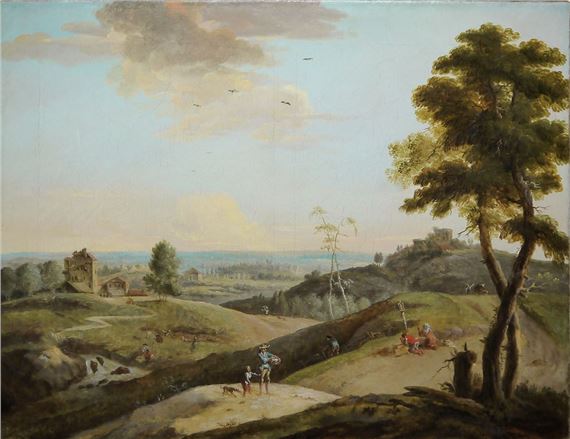 Landschaftscapriccio - Canaletto