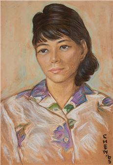 Portrait of Madam Tan Hong Siang - Georgette Chen