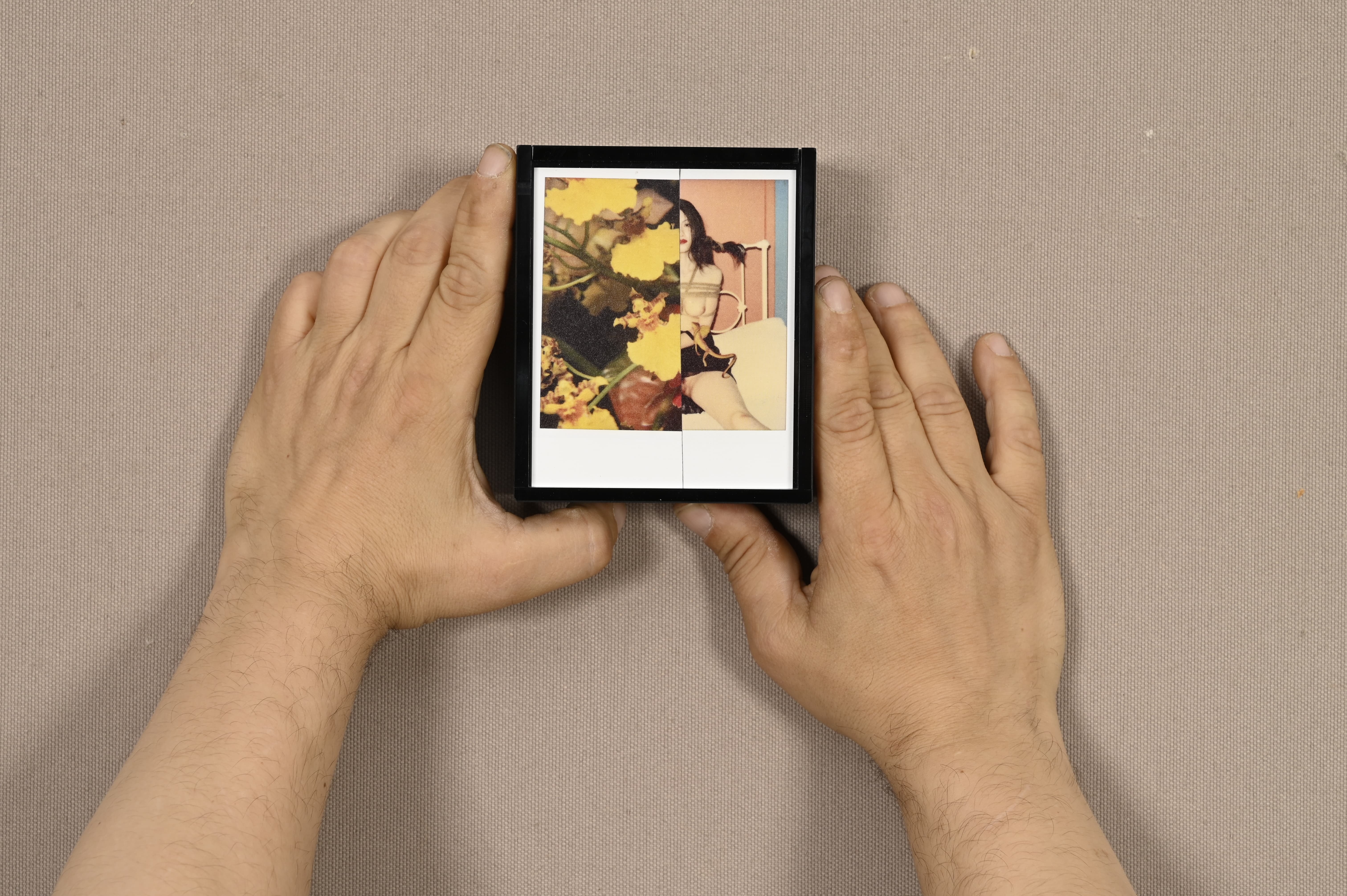 Artwork by Nobuyoshi Araki, Kekkai, Made of Polaroid