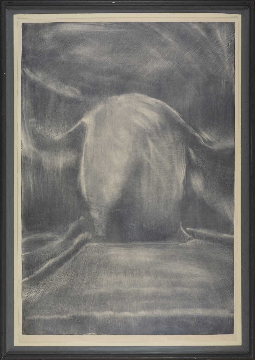 Artwork by Harry Holland, 79. Mask, Made of Monotype Print