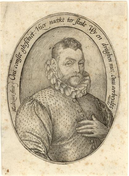 Portrait of a man facing right