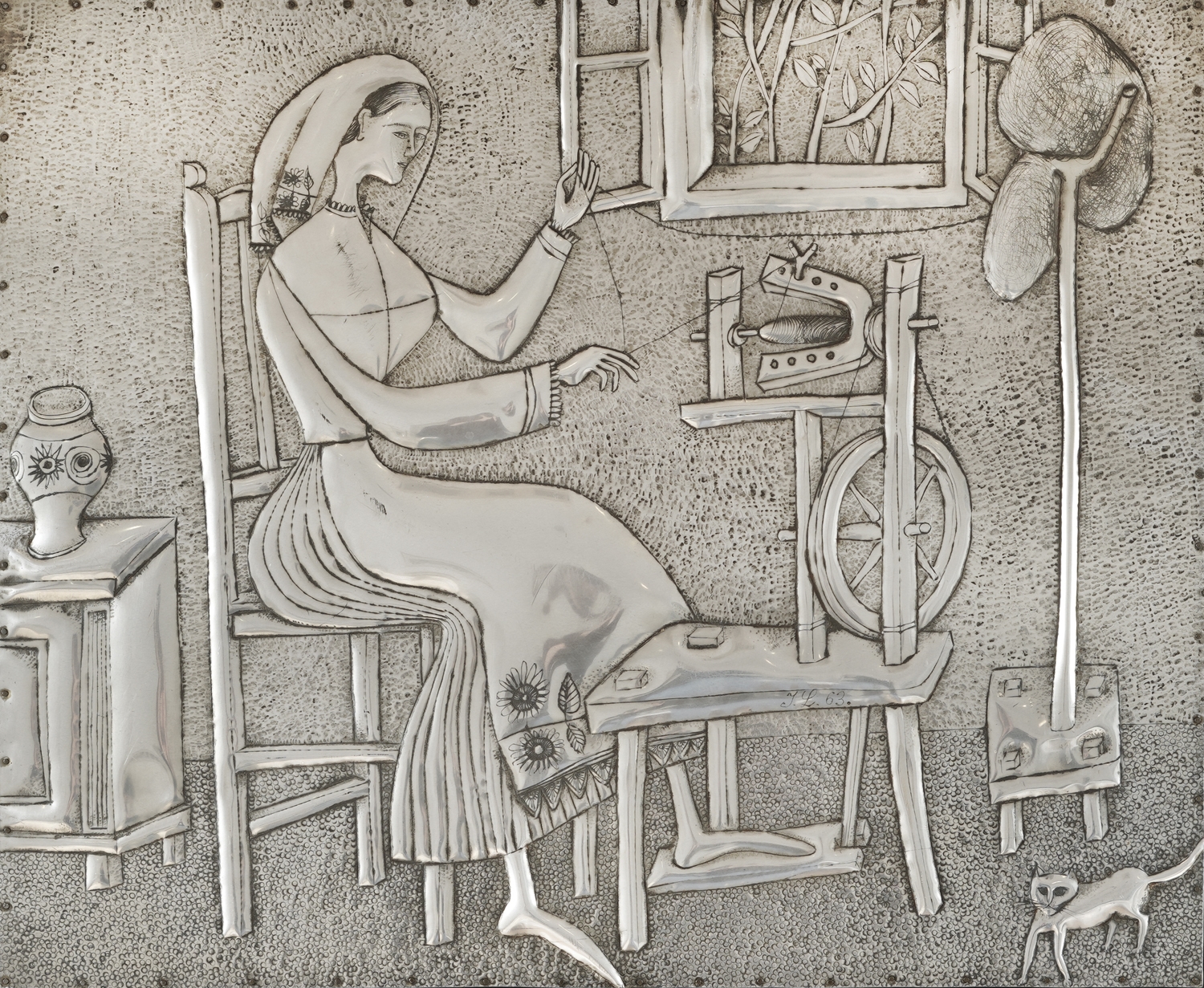 Ivan Lovrenčić | Predenje [1963 | MutualArt