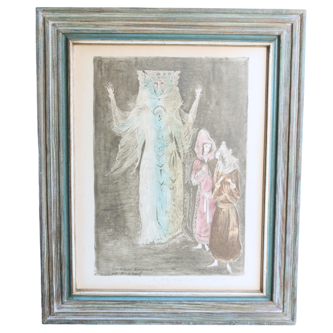 Artwork by Leonora Carrington, Leye returns transformed into The Dybbuk, Made of Lithograph on paper