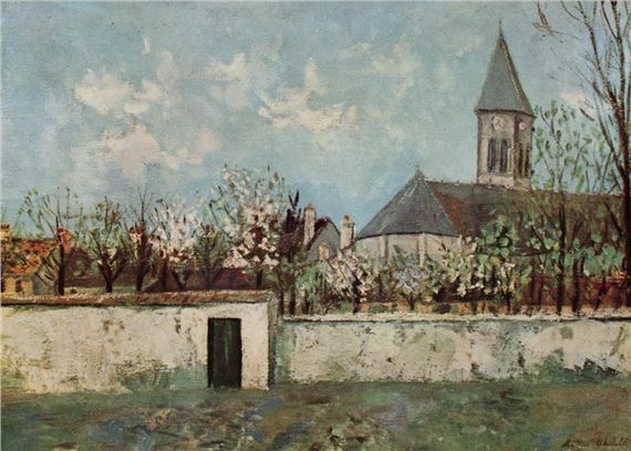 L'eglise De Montigny - Maurice Utrillo