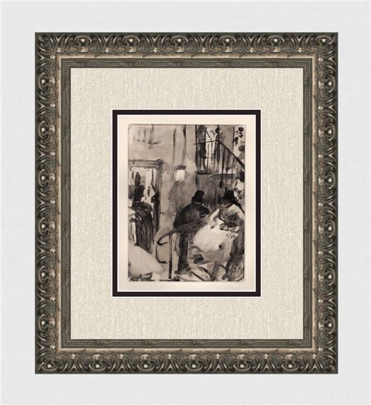 Danseuses descendant des loges (Dancers descending the Stairs - Edgar Degas