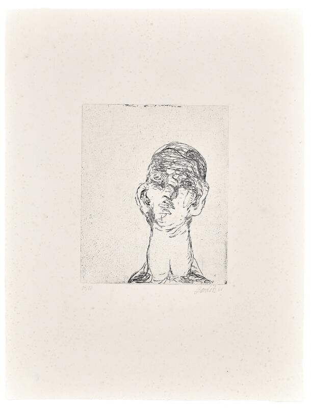 Artwork by Georg Baselitz, Idol, Made of Engraving