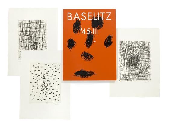 45-III - Serie von 11 Radierungen