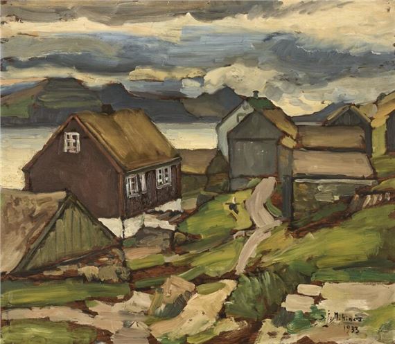 View from Kirkja, The Faroe Islands