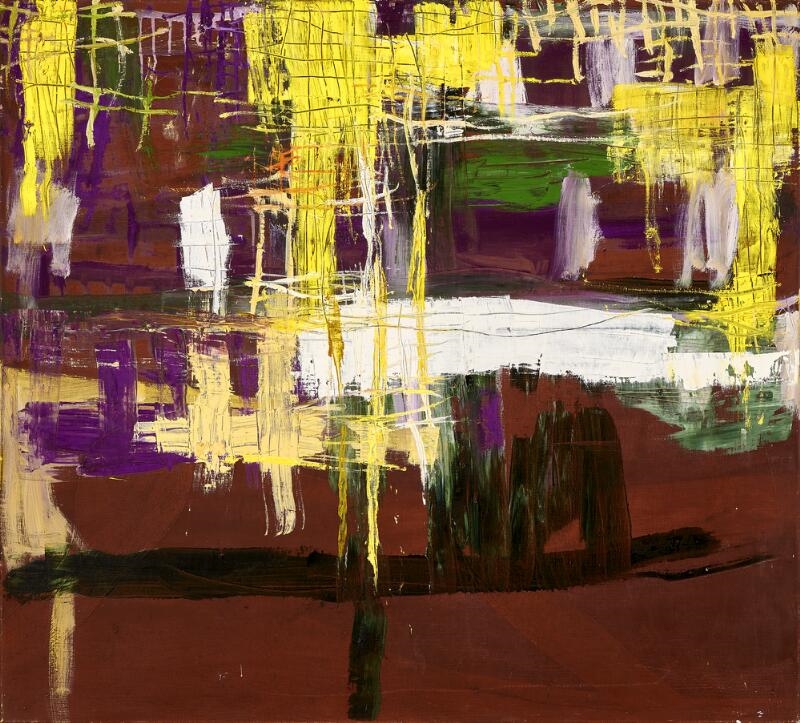 Artwork by Olav Christopher Jenssen, Geste (Biographie, Made of Oil On Canvas