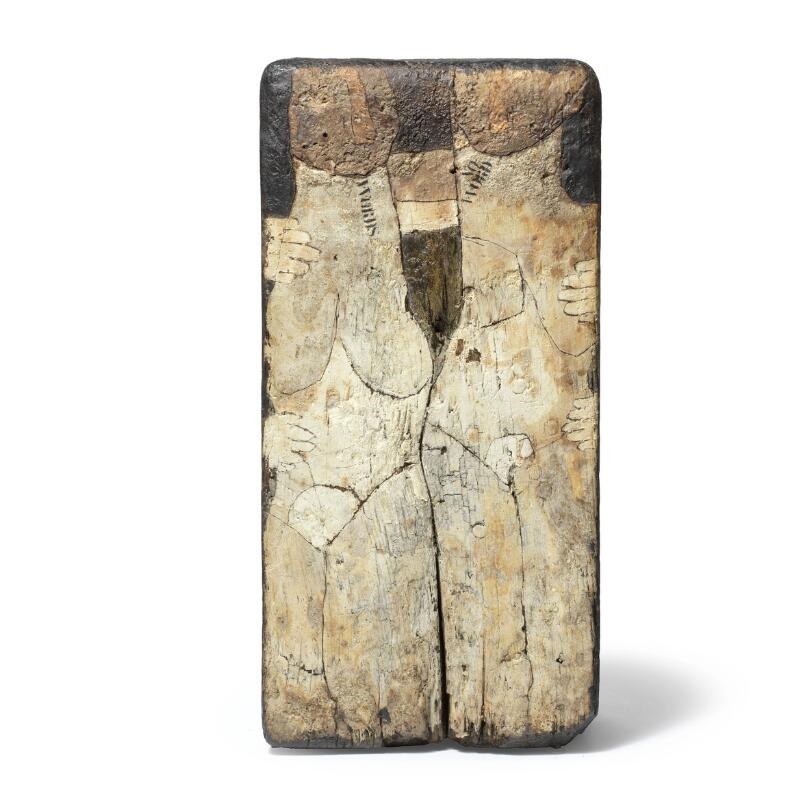 Artwork by Viktor IV, Words - No Word, Made of Mixed Media On Driftwood